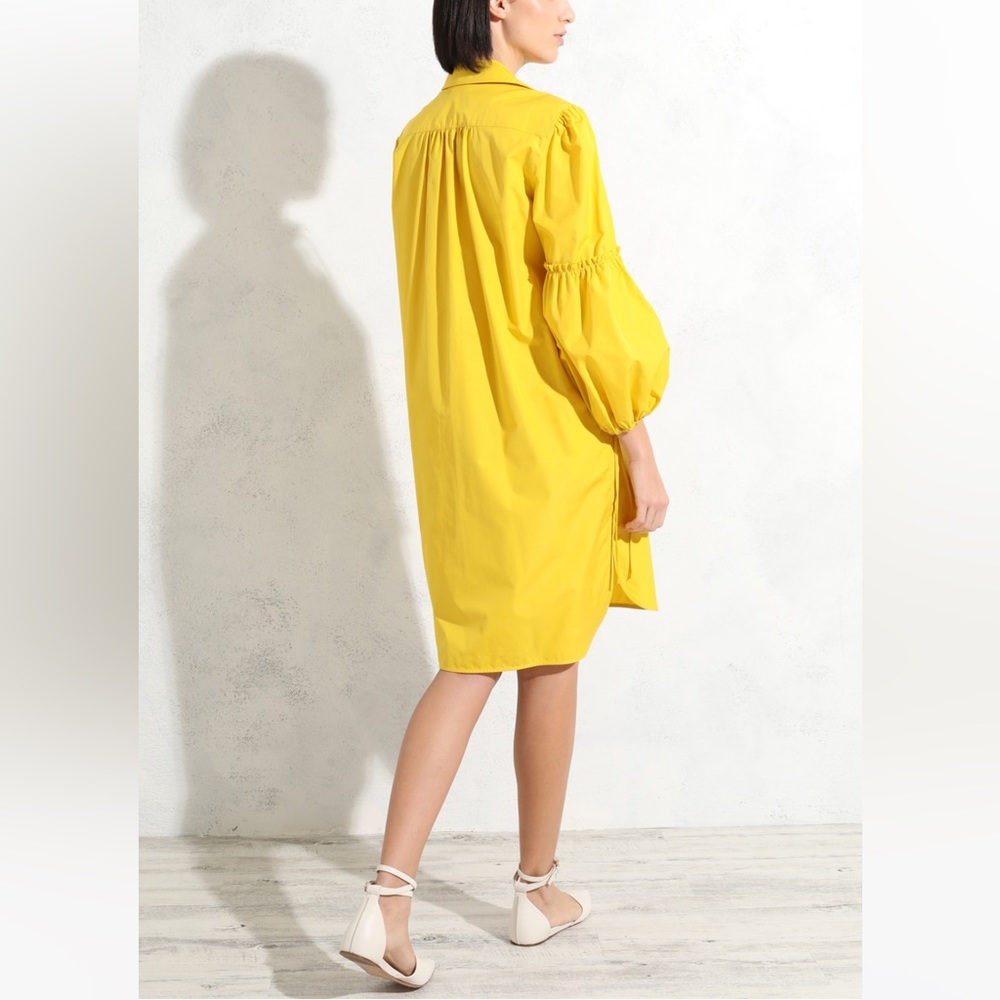 SOLD! on ebay MaxMara Poplin Fedora label-cut Full-Sleeve Tunic DressSize:IT36 - Picture 4 of 13